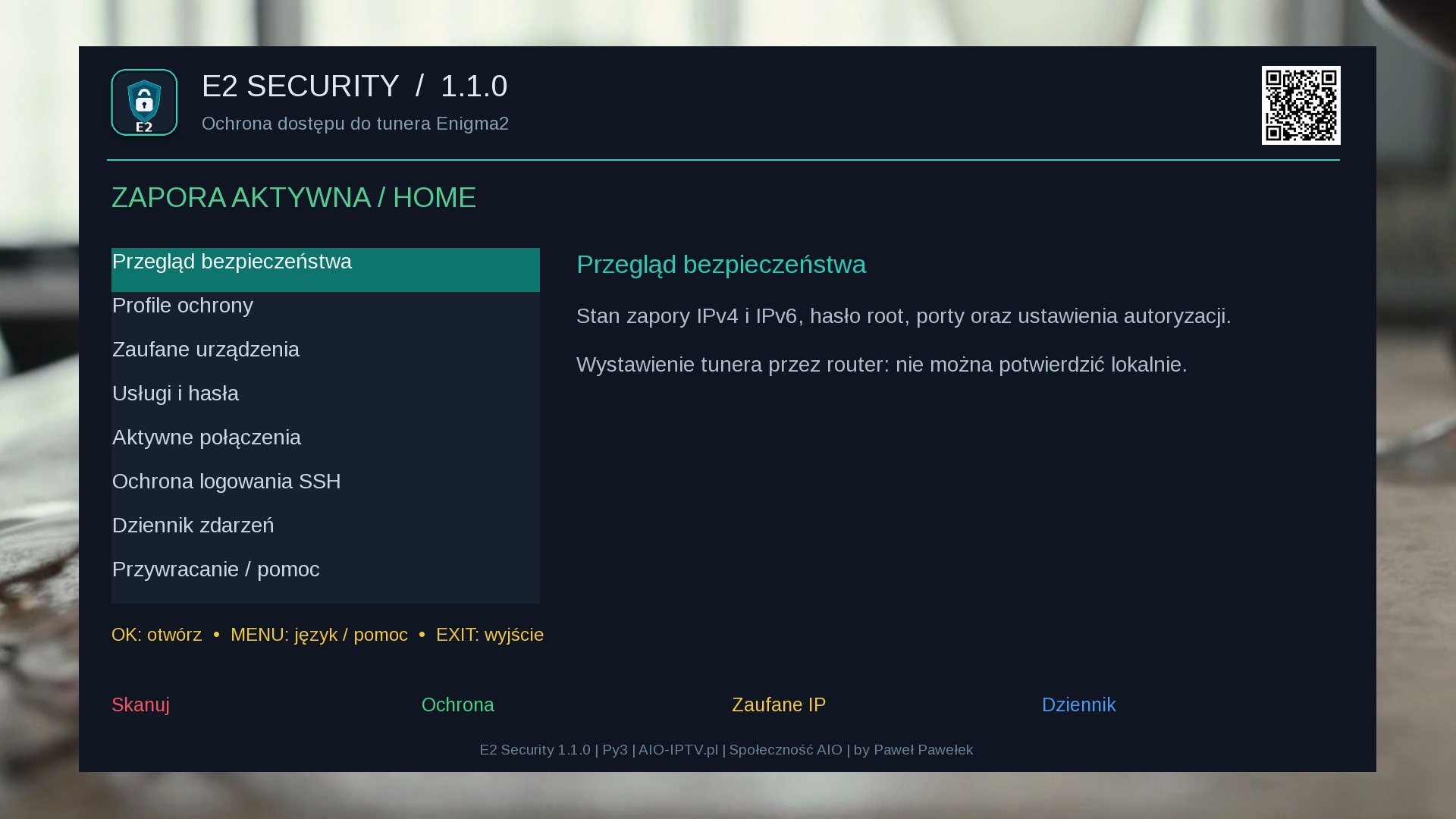 E2 Security — podgląd interfejsu 1.1.0; dostępne wydanie 1.1.1